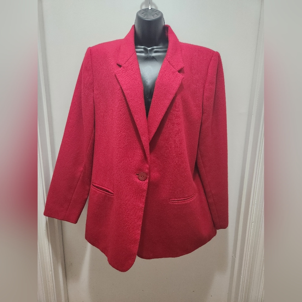 Red Petite Sag Harbor Blazer